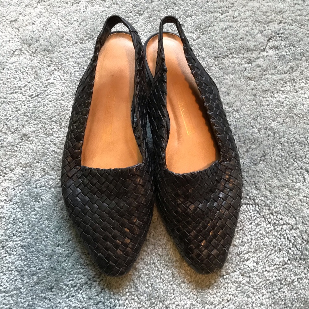 VTG 8.5 Naturalizer pointed toe sling back flats